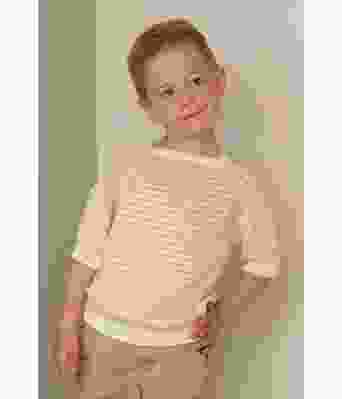 Solo stripete t-skjorte til barn - Viking 2222-03