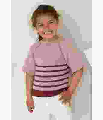 Moodi t-skjorte med raglan til barn - Viking 2222-06