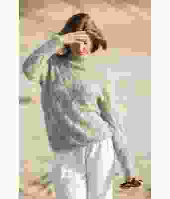 Sisik genser med rutemønster - Viking 2223-1