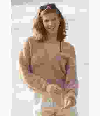 Namu luftig strikkegenser med V hals - Viking 2224-2