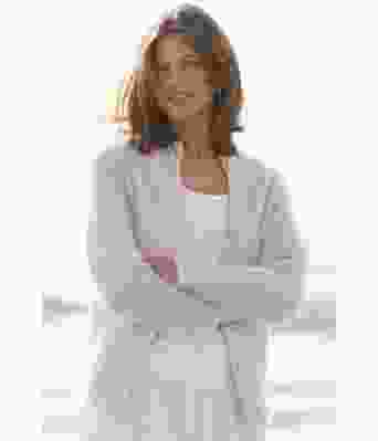 Trane strikket jakke i kid silk - Viking 2224-4