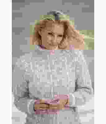 Pudderrosa Faith genser - Viking-2226-06B