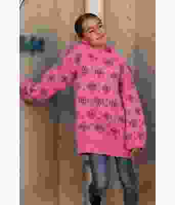 Hazel genser strikkegenser til jente - Viking 2228-3