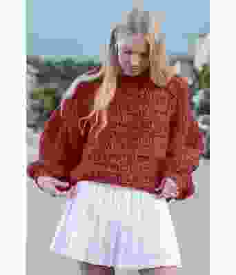 Burgunder Bari genser - Viking 2237-1-354-355