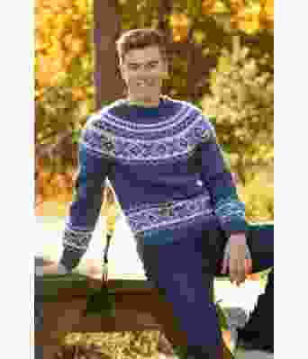 Blå Dorado genser - Viking 2301-07