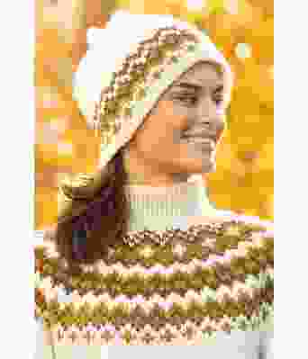 Cygnus strikkelue i tykt ullgarn - Viking 2301-12