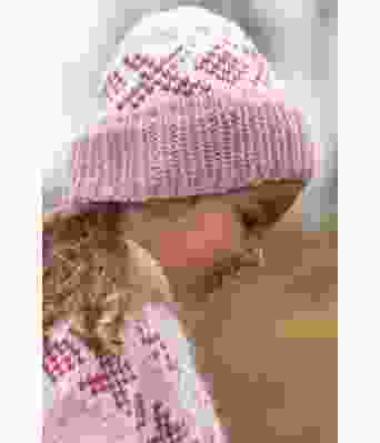 Miranda strikkelue i tykt ullgarn - Viking 2302-10D