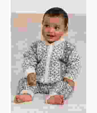 Ellinor strikket dress til baby - Viking 2304-09