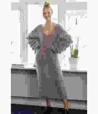 Macchiato strikket kjole Camilla Haugen - Viking 2308-01