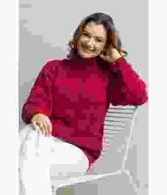 Mørkerød Kratt genser - Viking 2315-5A