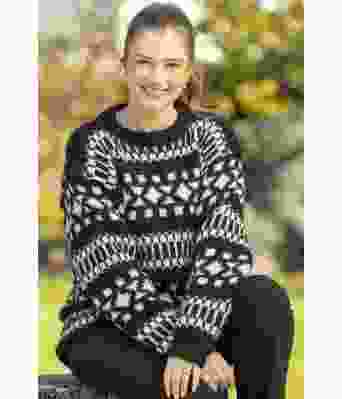 Svart Stokki genser - Viking 2316-3B