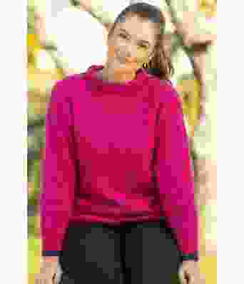 Cerise Samhald genser - Viking 2316-4B