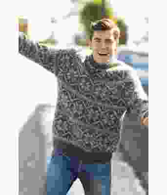 Olivengrønn Park genser - Viking 2316-7A