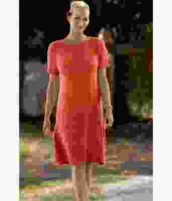 Rustfarget Moment strikket kjole - Viking 2320-5-452