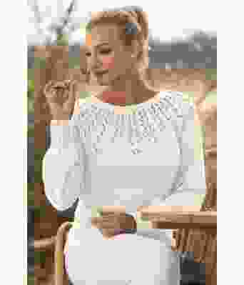 Naturhvit Una genser - Viking 2320-8-402