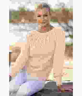 Beige Una genser - Viking 2320-8-407