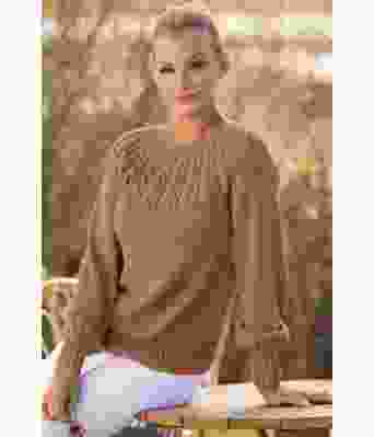 Lysebrun Una genser - Viking 2320-8-409