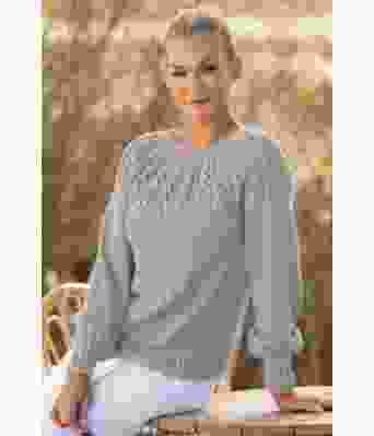 Lysegrå Una genser - Viking 2320-8-413