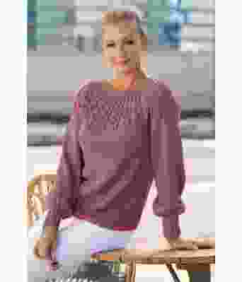 Rødbrun Una genser - Viking 2320-8-418