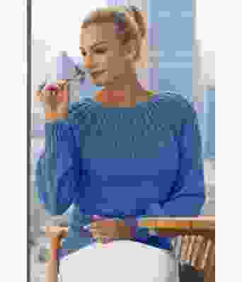 Himmelblå Una genser - Viking 2320-8-425