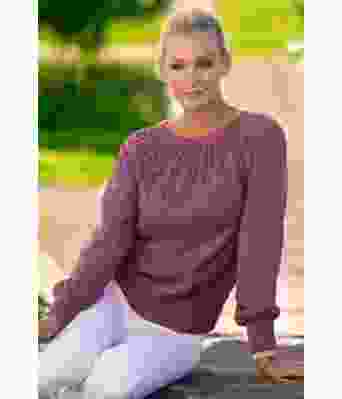 Burgunder Una genser - Viking 2320-8-462