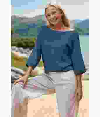 Praia t-skjorte i mørk petrol - Viking 2321-2-530