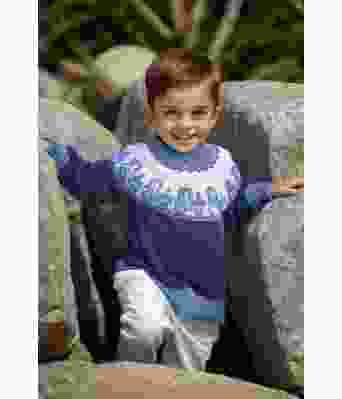 Blå Traktor genser - Viking-2323-1-427-425