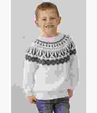 Hvit Flip genser - Viking 2327-2A