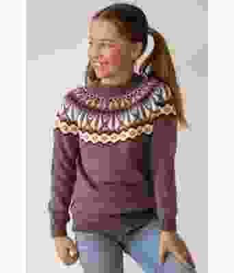 Brun Flip genser - Viking 2327-2B