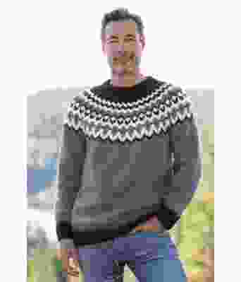 Grå Valdemar genser - Viking 2330-14