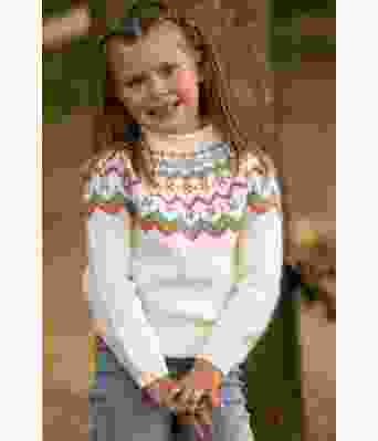 Hvit Ake genser - Viking 2332-01A