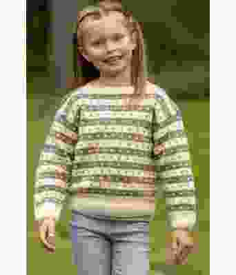 Naturhvit Narve genser - Viking 2332-05A