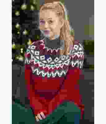 Kraft genser - rød - Viking 2334-3B