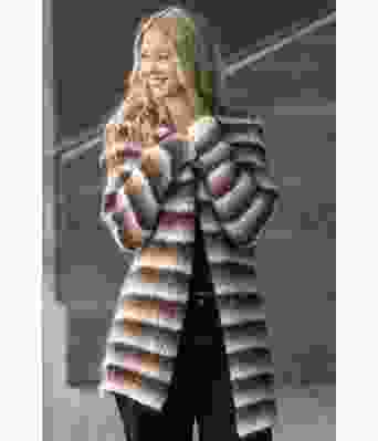 Liss jakke med tynne striper - Viking 2335-10