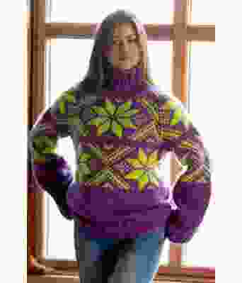 Snoi genser, lilla - Viking 2409-2D