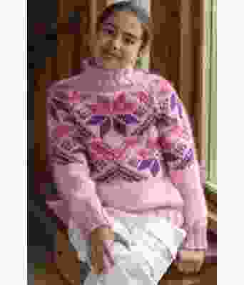 Sno genser, lys rosa - Viking 2410-4E