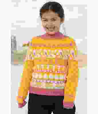 Påskestemning genser, rosa - Viking 2412-02A