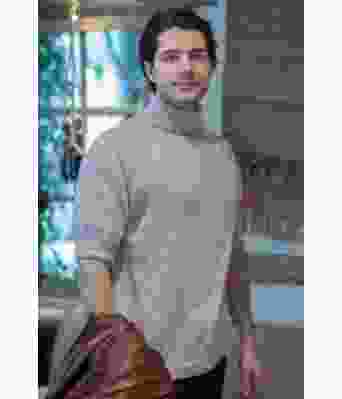 Høyhalset Totto strikket t-skjorte - Viking 2414-1-413