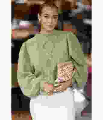 Mosegrønn Mie genser - Mie Mack Cappelen by Viking 2415-1-334