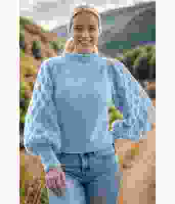 Lyseblå Juliegenser - Mie Mack Cappelen by Viking 2415-5-320