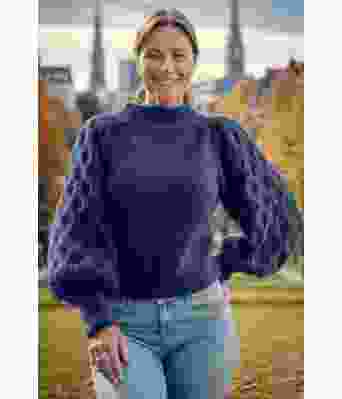 Mørkeblå Juliegenser - Mie Mack Cappelen by Viking 2415-5-324