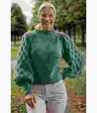 Jadegrønn Juliegenser - Mie Mack Cappelen by Viking 2415-5-336