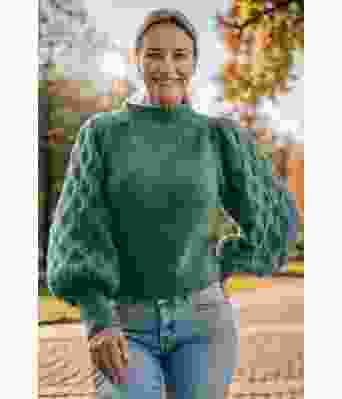 Juliegenseren i petrolfarge - Mie Mack Cappelen by Viking 2415-5-338