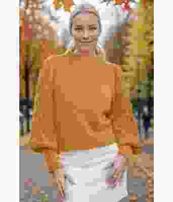 Okergul Juliegenser - Mie Mack Cappelen by Viking 2415-5-345