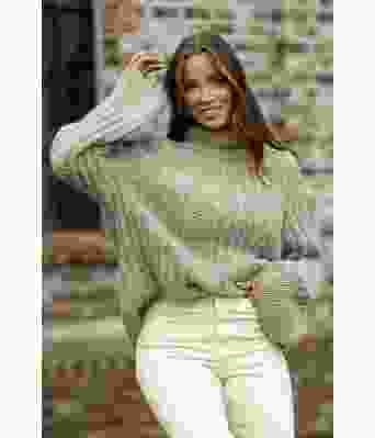 Beige Smula genser - Mie Mack Cappelen by Viking 2415-7-307