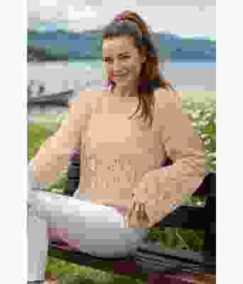 Beige Eukalyptus genser - Viking 2418-6-407