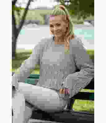 Lysegrå Eukalyptus sommergenser - Viking 2418-6-413