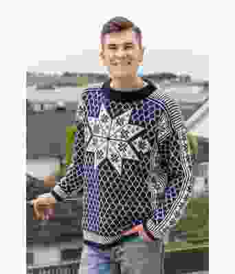 Marineblå Paris genser - Viking 2420-1F