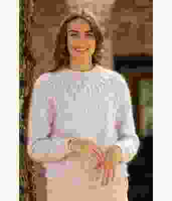 Eloise genser hvit - Viking 2425-10B