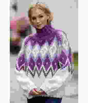 Purple Rain genser - Viking-2426-1B